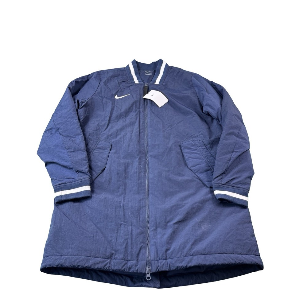 Nike Baseball Stock Dugout Jacket Parka Coat Navy DC8335-419 Men's Size S NWT